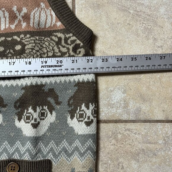 Over The Garden Wall Wirt & Greg Fair Isle Sweater Vest X-LARGE New With Tags - Picture 3 of 8